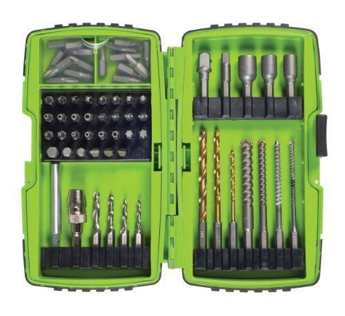 Greenlee ddkit-1-68 electrician&#039;s drill driver bit kit, 68-piece for sale