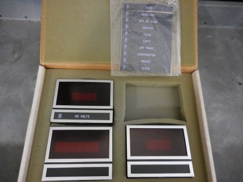 NES DC Meters Models DV 1904, DV 2086