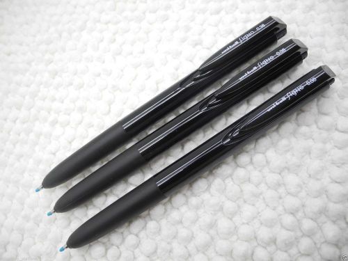 5pcs uni-ball signo umn-155 0.38mm gel ink roller ball pen black (japan) for sale
