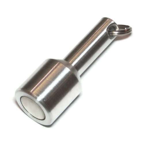 Scrap magnet keychain n52 rare earth neodymium test metal gold &amp; silver km04 for sale
