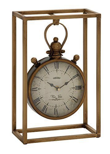 Woodland Imports 60970 Fabulous And Unique Metal Table Clock