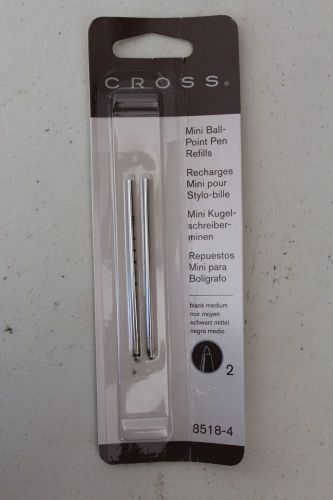 Cross Mini Ball-Point Pen Refills, Pack of 2 Black Medium L#516