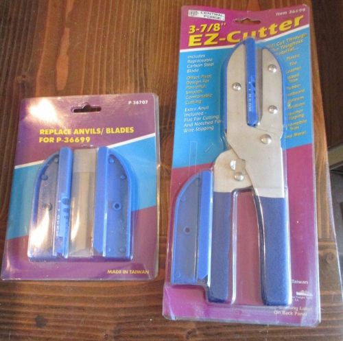 Central forge 3-7/8&#034; ez-cutter w/ replacement blades cut through tough material~ for sale