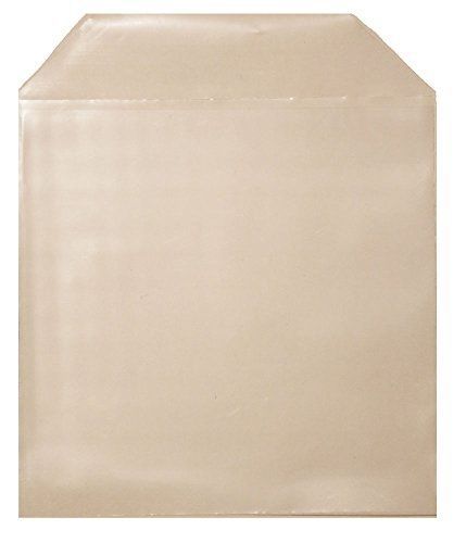 mediaxpo 500 CPP Clear Plastic Sleeve with Flap