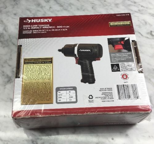 Husky 1/2 in. high-low impact wrench 800ft-lbs for sale