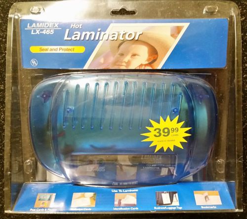 ***NEW IN BOX Lamidex LX-465 Hot Laminator***