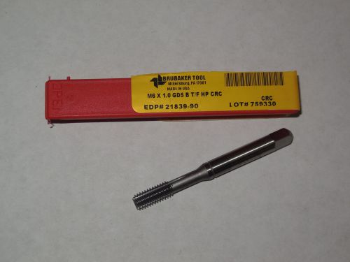 Brubaker tool m6 x 1.0 gd5 bottom thread roll form forming high performance tap for sale