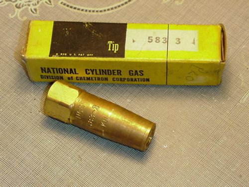 NCG National Cylinder Gas Heating Tip 583-3 KU, NEW IN PACKAGE!