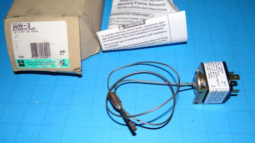 3049-3, 30493 white rodgers automatic pilot mercury flame sensor free shipping for sale
