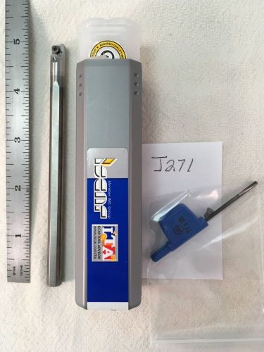 1 new iscar 5/16&#034; carbide boring bar.  e-sclcr 5-2. with coolant. oal 5&#034; {j271} for sale