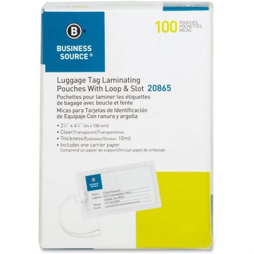 Business source luggage laminating pouch for sale