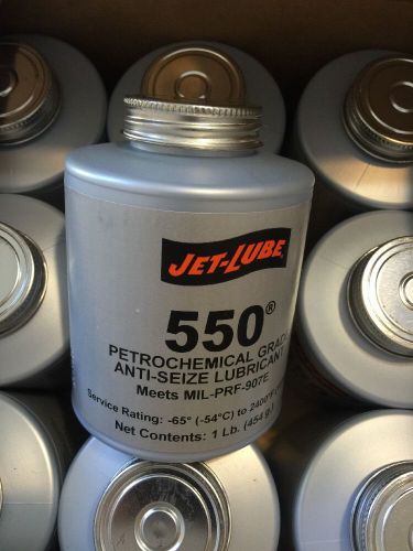 Jet-Lube 550 Nonmetallic Petrochemical Grade Anti Seize and Thread Lubricant