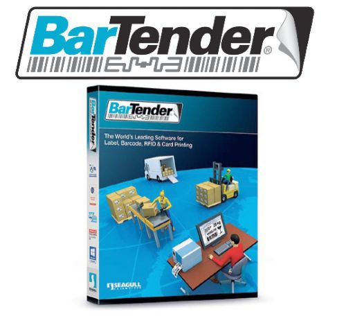 Seagull Bartender 10.10 AUTOMATION BT-A3 Barcode Label Software UNLIMITED USER