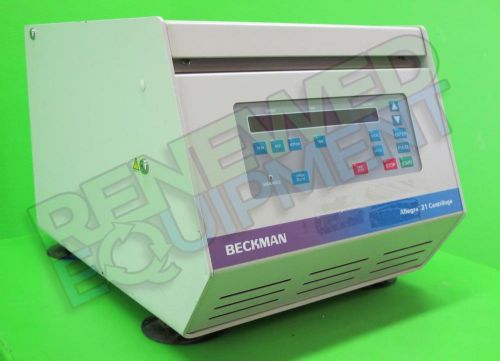 Beckman allegra 21 centrifuge with rotor &amp; buckets for sale