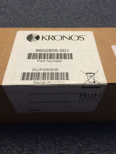 New KRONOS 8602805-001 Battery Charger Kit! 4500