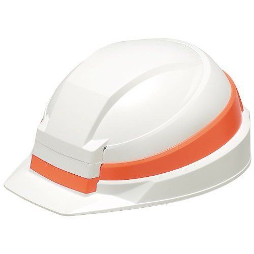 disaster prevention for the folded up helmet white / orange line The IZANO new.