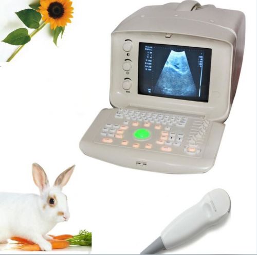 NEW Veterinary Portable Ultrasound Scanner Machine +5.0 Micro-Convex Probe +3D