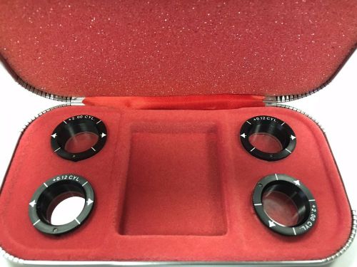 Reichert Phoroptor Auxiliary Lens Set with Case Plus Cylinder