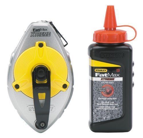 NEW Stanley FatMax Xtreme 47 487L Chalk Reel with Red Kit FREE SHIPPING