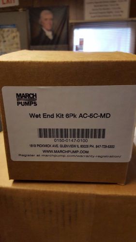 March Pumps Wet End Kit 6PK  #AC-5C-MD Encapsulated Impeller