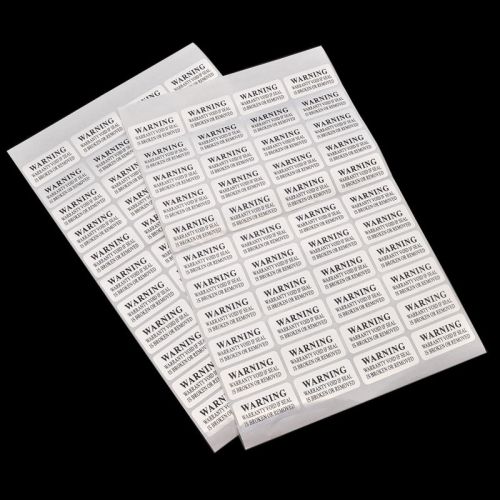 88 Pcs Void Security Labels Removed Tamper Evident Stickers Warranty Practical
