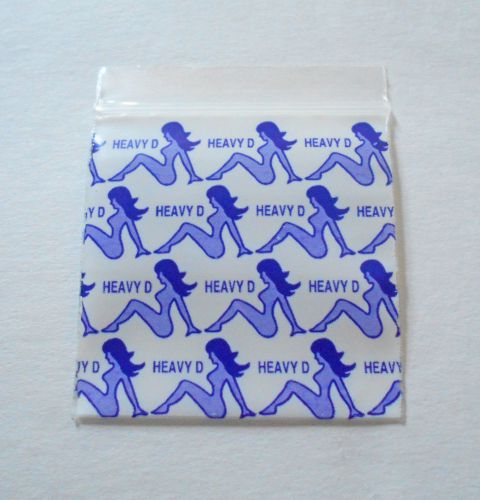 200 Purple White Naked Ladies 1.5x1.5 Baggies (1515) Tiny Poly Ziplock Dime Bags