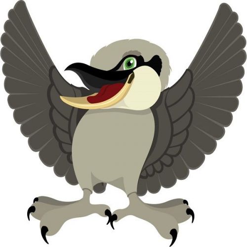 30 Custom Australian Kookaburra Personalized Address Labels