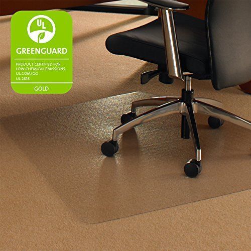 Clte-1115023tr-floortex ultimat polycarbonate corner workstation chair mat for for sale
