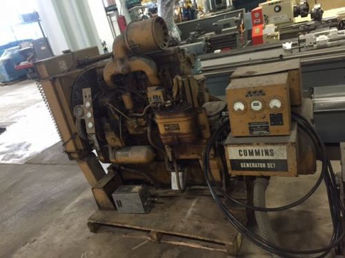 CUMMINS DIESEL GENERATOR SET 75 KVA 206 Amps. 240/416 Volts (29277)