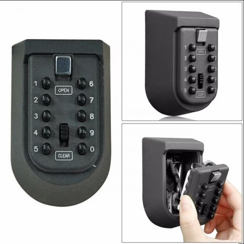 Home security wall mount outdoor combination key safe storage box lock car door for sale
