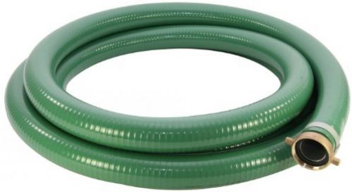 Abbott rubber pvc suction hose assembly, green, 1-1/2 male x female npsm, 70 id for sale