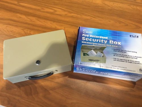 SecurIT Fire Retardant Security Box, Lock and Key