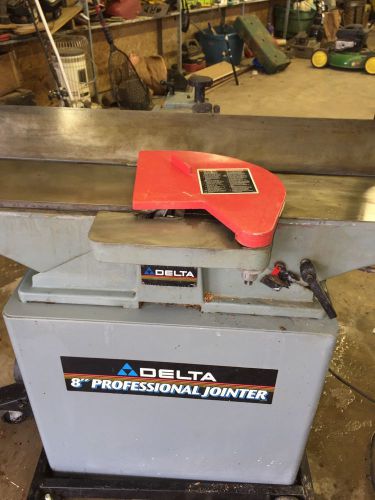Delta 8&#034; Professional Jointer, Wheeled Stand And Manual