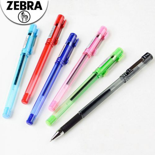 6Pcs Zebra C-JJ1 Z-Grip Gel Ink Pen Rollerball Pen writing pen 0.5mm Japan