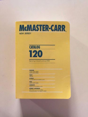 McMaster-Carr Catalog 120 - New Jersey