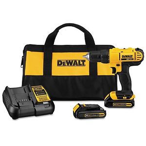 Dewalt dcd771c2 20v max cordless lithium-ion 1/2 inch compact drill driver kit for sale