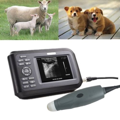 Portable Veterinary WristScan Ultrasound Scanner Handscan Animals +Probe+Battery