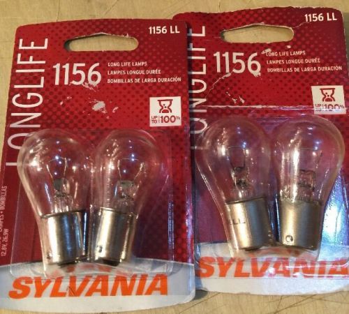 Lot Of Two Packages Sylvania 1156 Long Life Miniature Bulb.   (A4)