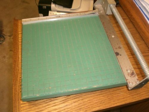 PREMIER 11&#034; Paper PHOTO Cutter ROTARY SLIDE Not Guillotine excellent working