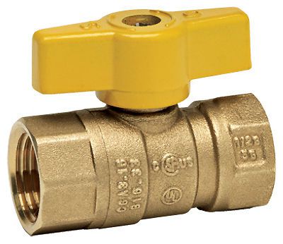 Homewerks worldwide llc 1/2&#034; brs gas ball valve for sale