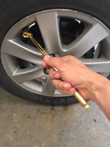 Tire gauge long reach schrader service balloon pressure air car tyre motorcycle for sale