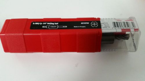 NEW Hilti 2112762 1x HDI-L 1/4&#034; Setting Tool - Free Shipping!! made in germany