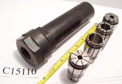 Kennametal tg100 collet extension 2&#034; dia shank (4) tg 100 collets lot c15110 for sale