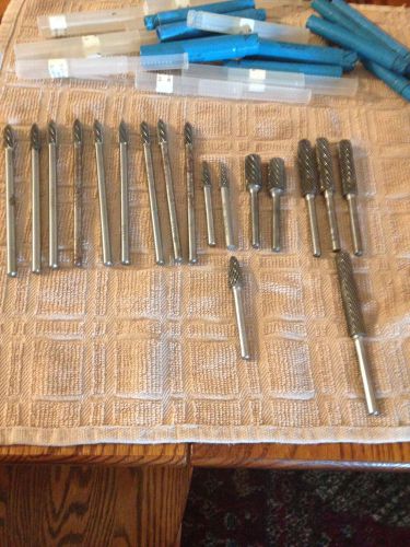 Carbide Burrs Lot of 18 New