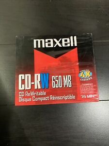 Maxell CD-RW CD 650 MB 74 Min ReWritable Compact Disc (Single)