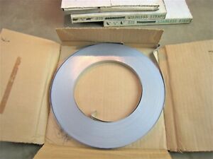 NOS! SMITH Stainless Steel Banding Strapping Tensioning 1/2&#034; x .020&#034; x 200&#039; Coil