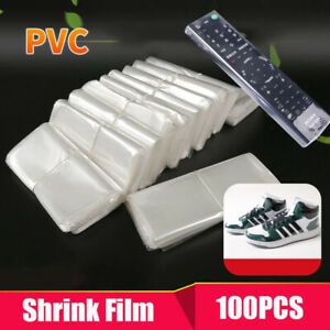 100 Heat Shrink Film Clear Video TV Air Condition Remote Control Protector Co*hl