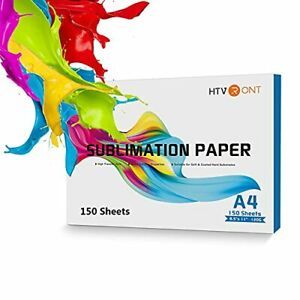 HTVRONT Sublimation Paper 8.5 x 11 inches - 150 Sheets Sublimation Paper for Cot