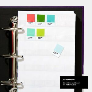PANTONE Color Chips Sheet Binder Sleeve - Paper Chip Saver