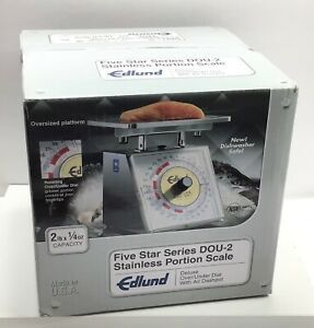 Edlund DOU-2 / Stainless Mechanical Professional Restaurant / 2 lb Portion Scale